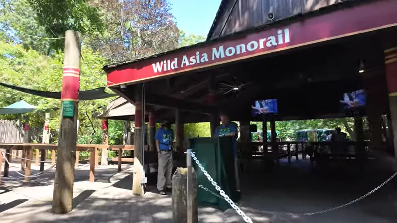 Bronx Zoo main gate in New York United States Of America